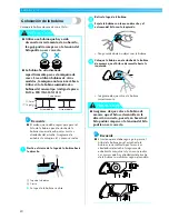 Предварительный просмотр 22 страницы Brother NX-250 (Spanish) Manual De Instrucciones