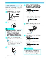 Предварительный просмотр 34 страницы Brother NX-250 (Spanish) Manual De Instrucciones