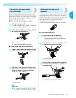 Предварительный просмотр 37 страницы Brother NX-250 (Spanish) Manual De Instrucciones