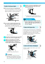 Предварительный просмотр 67 страницы Brother NX-450 (French) Manuel D'Instructions