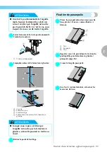 Предварительный просмотр 98 страницы Brother NX-450 (French) Manuel D'Instructions