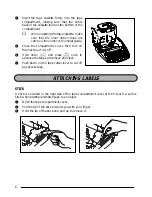 Preview for 8 page of Brother P-touch 1750 User Manual