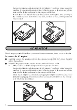 Preview for 8 page of Brother P-touch 1950 User Manual