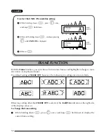 Preview for 54 page of Brother P-Touch 2300 User Manual