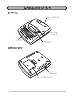 Preview for 6 page of Brother P-touch 2350 User Manual