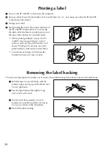 Preview for 26 page of Brother P-Touch 2420PC Quick Reference Manual