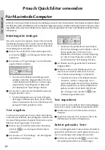 Preview for 86 page of Brother P-Touch 2420PC Quick Reference Manual