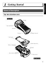 Предварительный просмотр 8 страницы Brother P-Touch 2480 User Manual