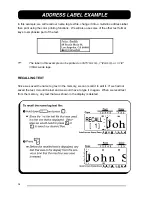 Preview for 40 page of Brother P-touch 530 User Manual