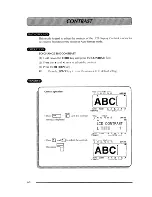 Preview for 72 page of Brother P-Touch 540 User Manual