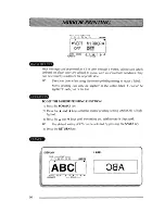 Preview for 94 page of Brother P-Touch 540 User Manual