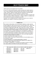 Preview for 141 page of Brother P-Touch 580C User Manual