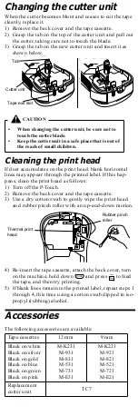 Preview for 5 page of Brother P-touch 85 User Manual