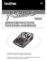 Brother P-Touch 9600 Advanced Functons preview