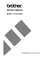 Brother P-touch BB4 Service Manual preview