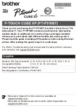 Brother P-TOUCH CUBE XP Manual preview