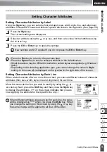 Preview for 11 page of Brother P-touch E500 User Manual