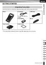 Preview for 7 page of Brother P-touch E550W User Manual