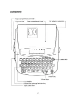 Preview for 4 page of Brother P-touch Extra PT-310 User Manual