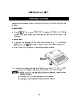 Preview for 32 page of Brother P-touch Extra PT-310 User Manual