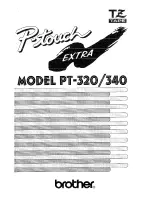 Brother P-touch Extra PT-320 User Manual preview