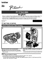 Preview for 2 page of Brother P-TOUCH H110 User Manual