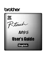 Brother P-Touch M95 User Manual preview