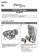 Brother P-touch Pro PT-H111 User Manual preview