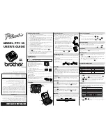 Preview for 1 page of Brother P-Touch PT-11Q User Manual