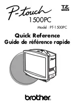 Preview for 1 page of Brother P-touch PT-1500PC Quick Reference