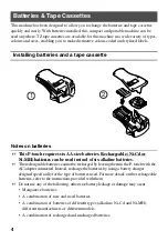 Preview for 9 page of Brother P-touch PT-2460 User Manual