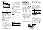 Preview for 2 page of Brother P-touch PT-65 Instruction Leaflet