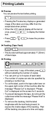 Preview for 16 page of Brother P-Touch PT-D210 User Manual