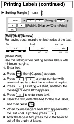 Preview for 18 page of Brother P-Touch PT-D210 User Manual