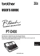 Brother P-touch PT-D400 User Manual preview