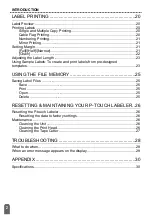 Preview for 4 page of Brother P-touch PT-D400 User Manual