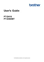 Brother P-touch PT-D410 User Manual preview