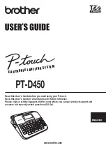 Brother P-Touch PT-D450 User Manual preview