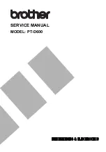 Preview for 1 page of Brother P-touch PT-D600 Service Manual