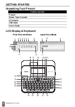 Preview for 8 page of Brother P-touch PT-D600 User Manual