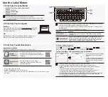 Preview for 4 page of Brother P-touch PT-D610BT Manual