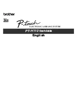 Preview for 1 page of Brother P-TOUCH PT-H110 User Manual