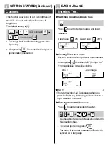 Preview for 6 page of Brother P-TOUCH PT-H110 User Manual