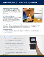 Preview for 3 page of Brother P-Touch PT-H300 Specifications