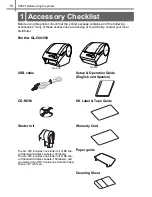 Preview for 18 page of Brother P-Touch QL-500 Operation Manual