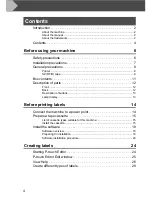 Preview for 4 page of Brother P-touch RL-700S User Manual