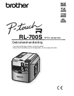 Preview for 91 page of Brother P-touch RL-700S User Manual