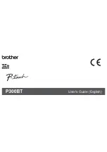 Brother P300BT User Manual preview