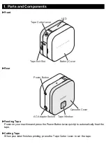 Preview for 11 page of Brother P300BT User Manual