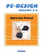 Brother PE-DESIGN 2.0 Instruction Manual preview